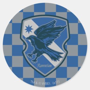 Harry_Potter___Ravenclaw_House_Pride_Crest_Classic_Round_Sticker_1 Harry Potter Ravenclaw House Pride Crest Classic Round Sticker