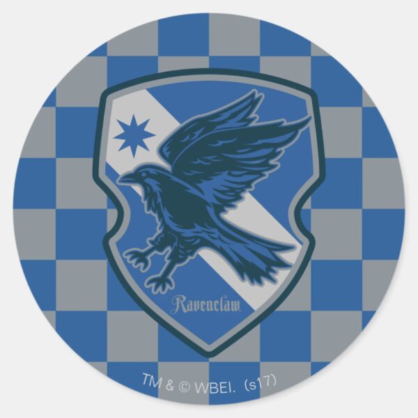 Harry_Potter___Ravenclaw_House_Pride_Crest_Classic_Round_Sticker_1 Harry Potter Ravenclaw House Pride Crest Classic Round Sticker