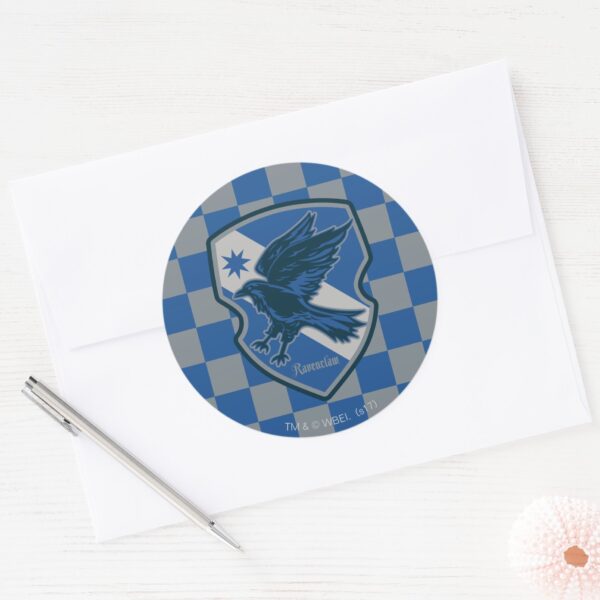Harry_Potter___Ravenclaw_House_Pride_Crest_Classic_Round_Sticker_3 Harry Potter Ravenclaw House Pride Crest Classic Round Sticker