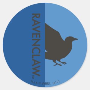 Harry_Potter___Ravenclaw_House_Pride_Graphic_Classic_Round_Sticker_1 Harry Potter Ravenclaw House Pride Graphic Classic Round Sticker