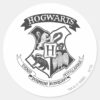 Harry_Potter___Retro_Hogwarts_Crest_Classic_Round_Sticker_1 Harry Potter Retro Hogwarts Crest Classic Round Sticker