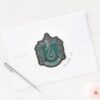 Harry_Potter___Retro_Mighty_Slytherin_Crest_Classic_Round_Sticker_3 Harry Potter Retro Mighty Slytherin Crest Classic Round Sticker