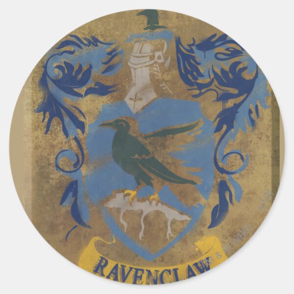 Harry_Potter___Rustic_Ravenclaw_Painting_Classic_Round_Sticker_1 Harry Potter Rustic Ravenclaw Painting Classic Round Sticker