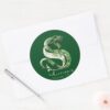 Harry Potter SLYTHERIN™ Snake Watercolor Classic Round Sticker
