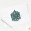 Harry_Potter___Slytherin_Crest_Green_Classic_Round_Sticker_3 Harry Potter Slytherin Crest Green Classic Round Sticker