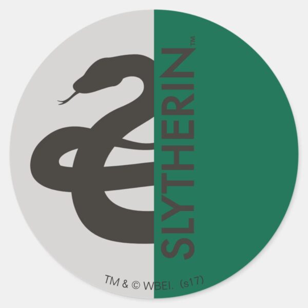 Harry_Potter___Slytherin_House_Pride_Graphic_Classic_Round_Sticker_1 Harry Potter Slytherin House Pride Graphic Classic Round Sticker