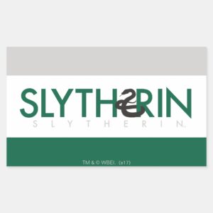 Harry_Potter___Slytherin_House_Pride_Logo_Rectangular_Sticker_1 Harry Potter Slytherin House Pride Logo Rectangular Sticker