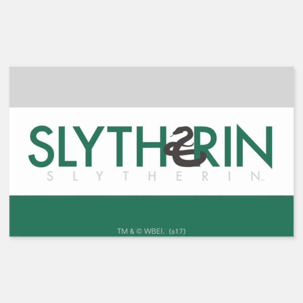 Harry_Potter___Slytherin_House_Pride_Logo_Rectangular_Sticker_1 Harry Potter Slytherin House Pride Logo Rectangular Sticker