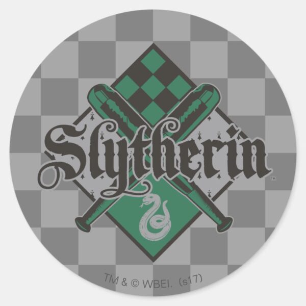Harry Potter Slytherin QUIDDITCH™ Crest Classic Round Sticker