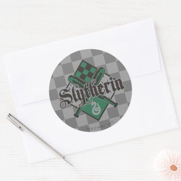 Harry Potter Slytherin QUIDDITCH™ Crest Classic Round Sticker