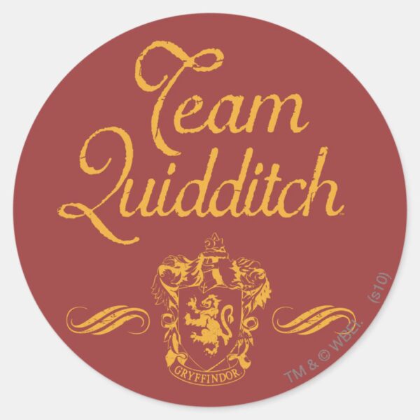 Harry_Potter___Team_QUIDDITCH™_Classic_Round_Sticker_1 Harry Potter Team QUIDDITCH™ Classic Round Sticker