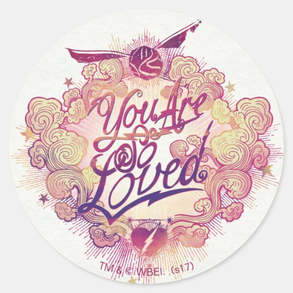 Harry_Potter___You_Are_So_Loved_Classic_Round_Sticker_1 Harry Potter You Are So Loved Classic Round Sticker