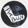 Harry_Potter____Free_Dobby__Sock_Typography_Classic_Round_Sticker_1 Harry Potter Free Dobby Sock Typography Classic Round Sticker