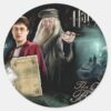 Harry_Potter_and_Dumbledore_Classic_Round_Sticker_1 Harry Potter And Dumbledore Classic Round Sticker
