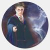 Harry_Potter's_Stag_Patronus_Classic_Round_Sticker_1 Harry Potters Stag Patronus Classic Round Sticker