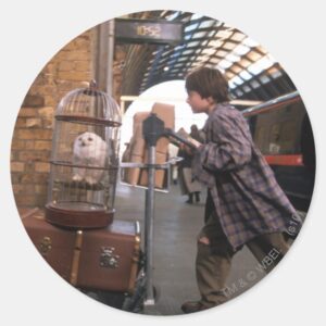 Harry And Hedwig PLATFORM 9 3 4™ Classic Round Sticker