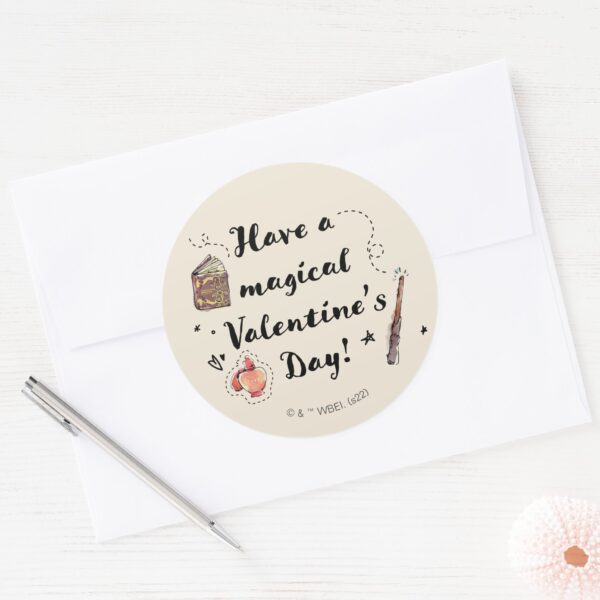 Have_A_Magical_Valentine's_Day_Classic_Round_Sticker_3 Have A Magical Valentines Day Classic Round Sticker