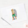 Hawkman_Standing_Pose_Square_Sticker_3 Hawkman Standing Pose Square Sticker