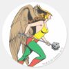 Hawkwoman_Profile_Classic_Round_Sticker_1 Hawkwoman Profile Classic Round Sticker