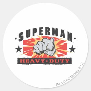 Heavy Duty Classic Round Sticker
