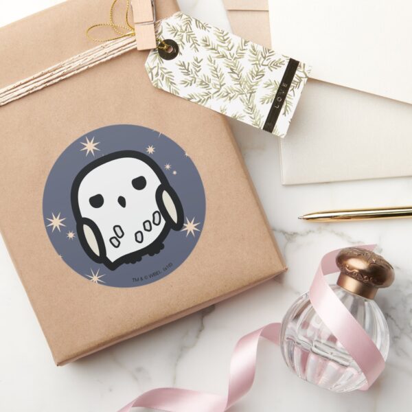 Hedwig_Cartoon_Character_Art_Classic_Round_Sticker_5 Hedwig Cartoon Character Art Classic Round Sticker