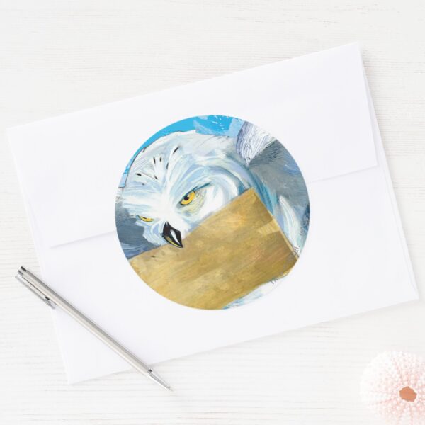 Hedwig_Classic_Round_Sticker_3 Hedwig Classic Round Sticker