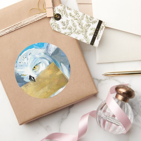 Hedwig_Classic_Round_Sticker_5 Hedwig Classic Round Sticker