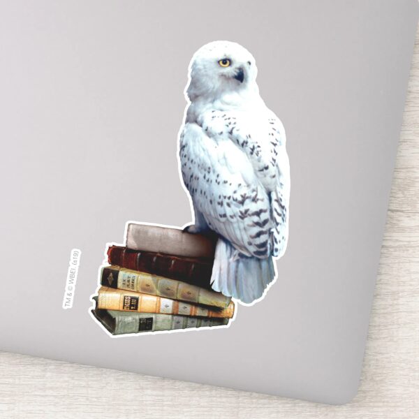 Hedwig_on_books_sticker_1 Hedwig On Books Sticker