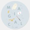 Hedwigh__Magical__Typography_Graphic_Classic_Round_Sticker_1 Hedwigh Magical Typography Graphic Classic Round Sticker