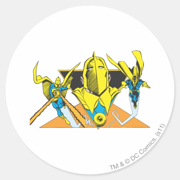 Helmet Of Fate Classic Round Sticker