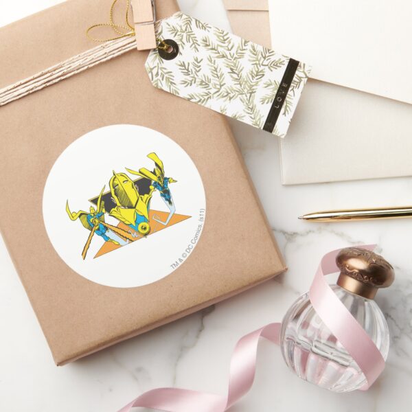 Helmet Of Fate Classic Round Sticker