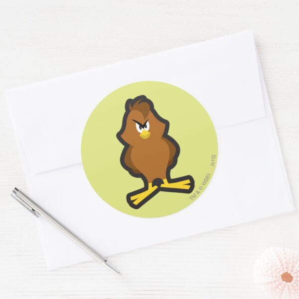 Henery_Hawk_2_Classic_Round_Sticker_3 Henery Hawk 2 Classic Round Sticker