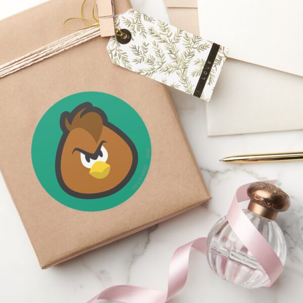 Henery_Hawk_3_Classic_Round_Sticker_5 Henery Hawk 3 Classic Round Sticker