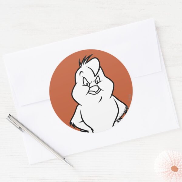 Henery_Hawk_Classic_Round_Sticker_3 Henery Hawk Classic Round Sticker