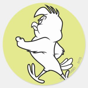 Henery Hawk Walking Classic Round Sticker