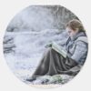 Hermione_13_classic_round_sticker_1 Hermione 13 Classic Round Sticker