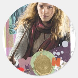 Hermione 14 Classic Round Sticker