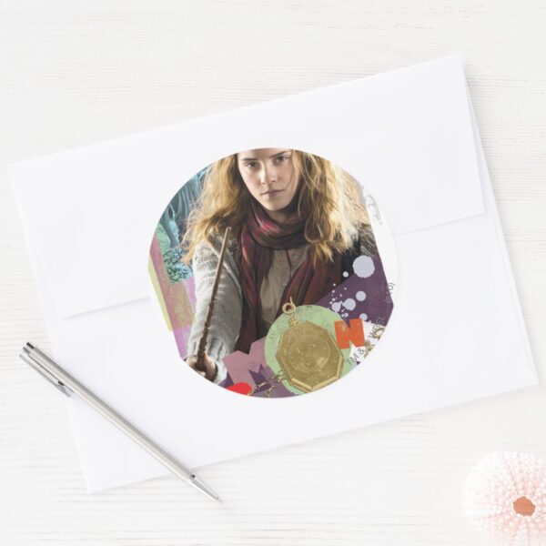 Hermione_14_classic_round_sticker_3 Hermione 14 Classic Round Sticker