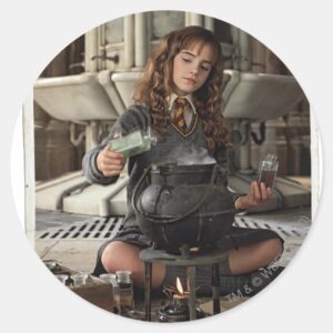 Hermione 20 Classic Round Sticker
