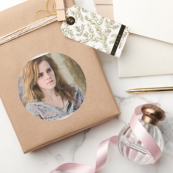 Hermione_2_classic_round_sticker_5 Hermione 2 Classic Round Sticker