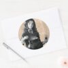 Hermione_7_classic_round_sticker_3 Hermione 7 Classic Round Sticker