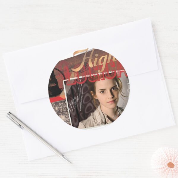Hermione_8_classic_round_sticker_3 Hermione 8 Classic Round Sticker