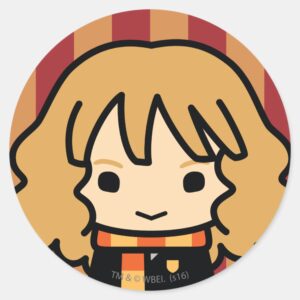 Hermione Granger Cartoon Character Art Classic Round Sticker