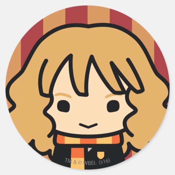 Hermione_Granger_Cartoon_Character_Art_Classic_Round_Sticker_1 Hermione Granger Cartoon Character Art Classic Round Sticker