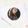 Hermione_Granger_Ready_For_Action_Classic_Round_Sticker_3 Hermione Granger Ready For Action Classic Round Sticker