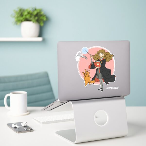 Hermione_and_Crookshanks_Wingardium_Leviosa_Sticker_3 Hermione And Crookshanks Wingardium Leviosa Sticker
