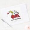 He's_a_Mean_One___Grinch_Birthday_Square_Sticker_3 Hes A Mean One Grinch Birthday Square Sticker