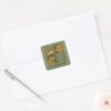 Hey Scooby Doo Tribal Square Graphic Square Sticker