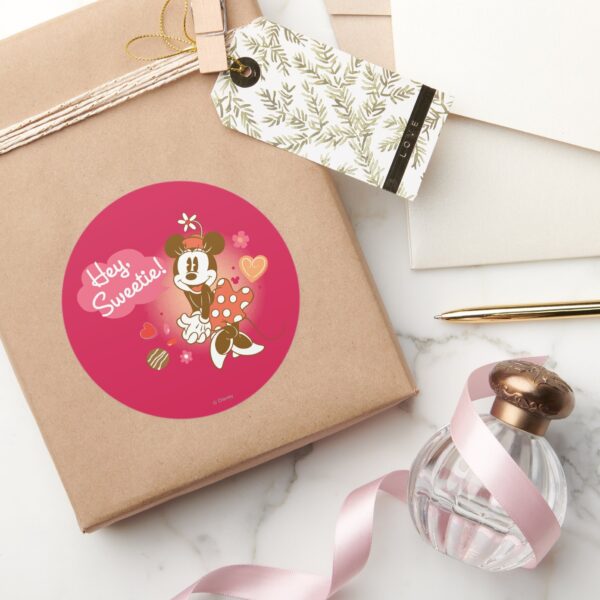 Hey Sweetie Classic Round Sticker