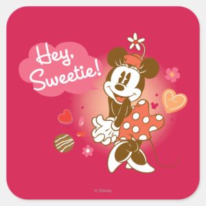 Hey Sweetie Square Sticker